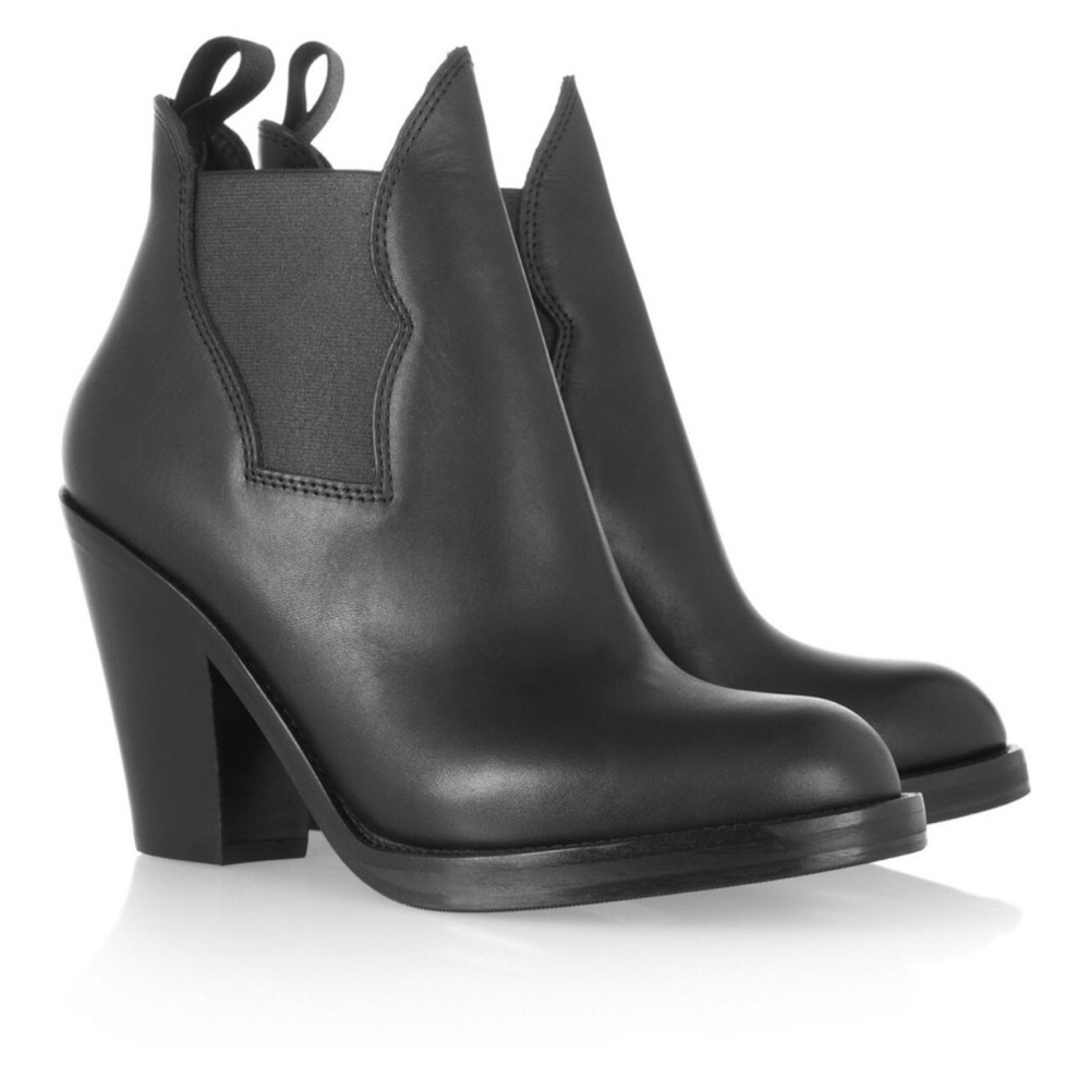 Acne Studios Star Leather Ankle Boots